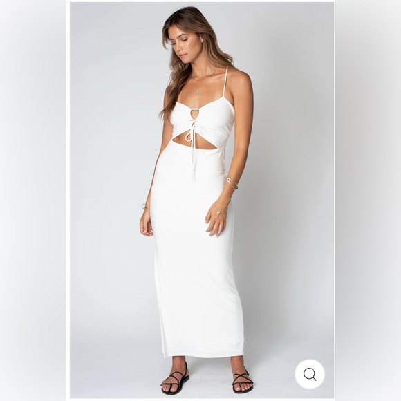 stillwater Dresses & Skirts - NWT Stillwater, Wide Rib Jules Cut Out Dress, White, Size Small
